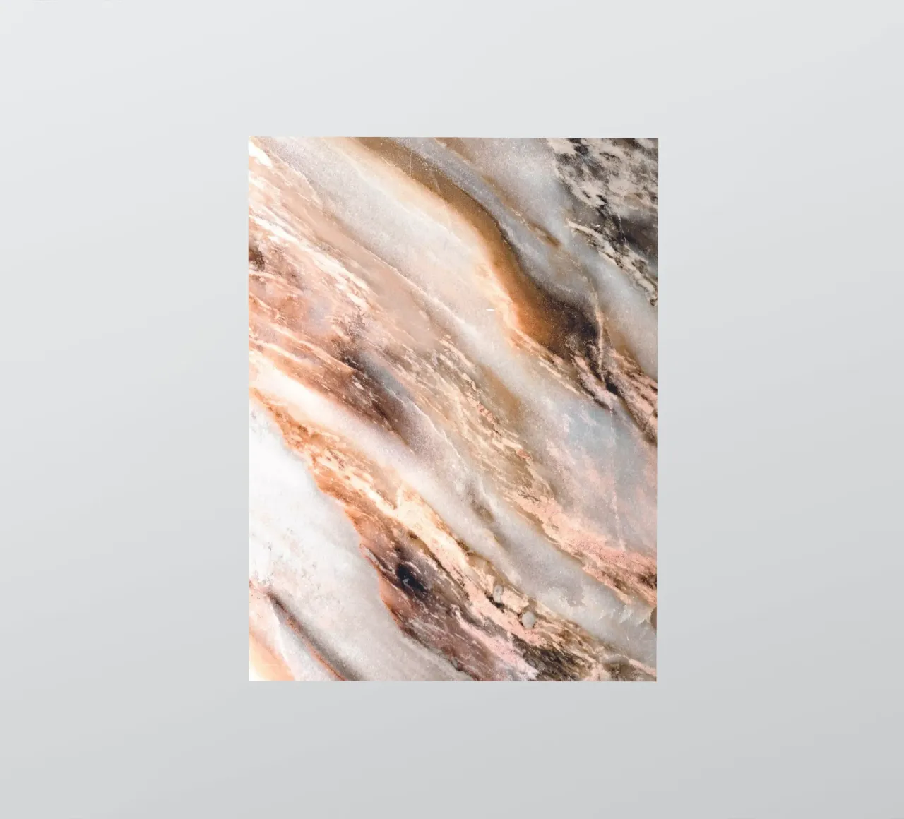 Marble river - Abstract nature design sticker by Whole©
