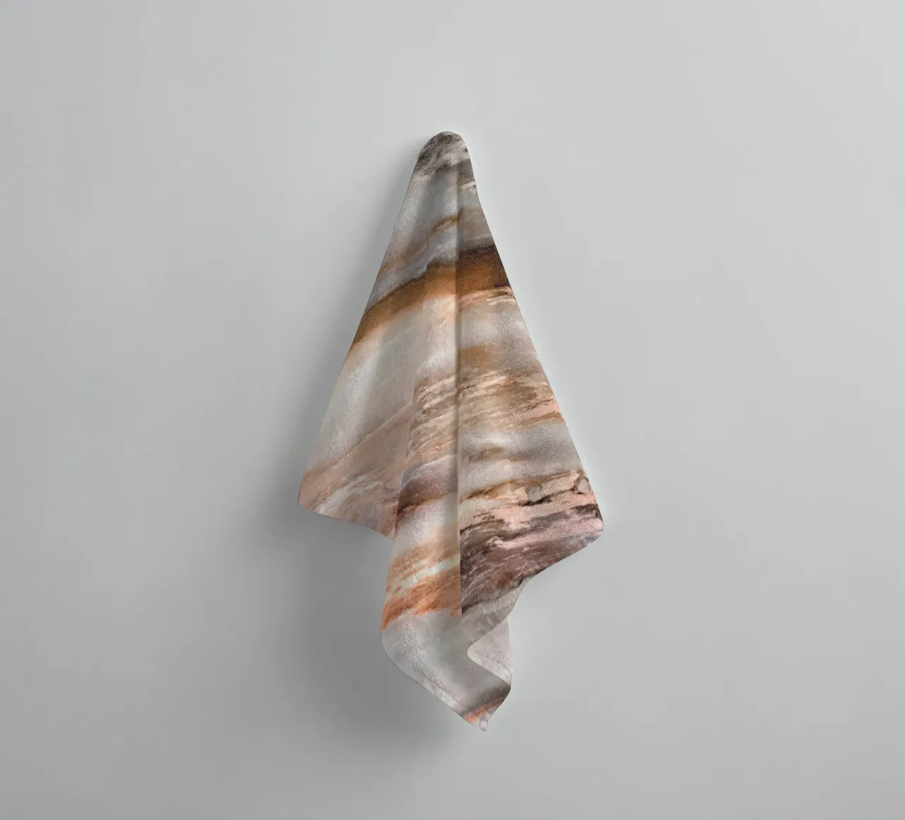 Marble river - Abstract nature design towel by Whole©