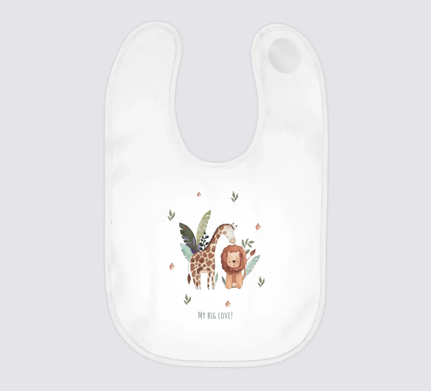 Lion & Giraffe bavaglino da Sabrina Ziegenhorn