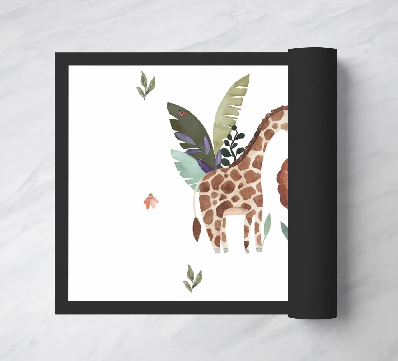 Lion & Giraffe zerbino da Sabrina Ziegenhorn