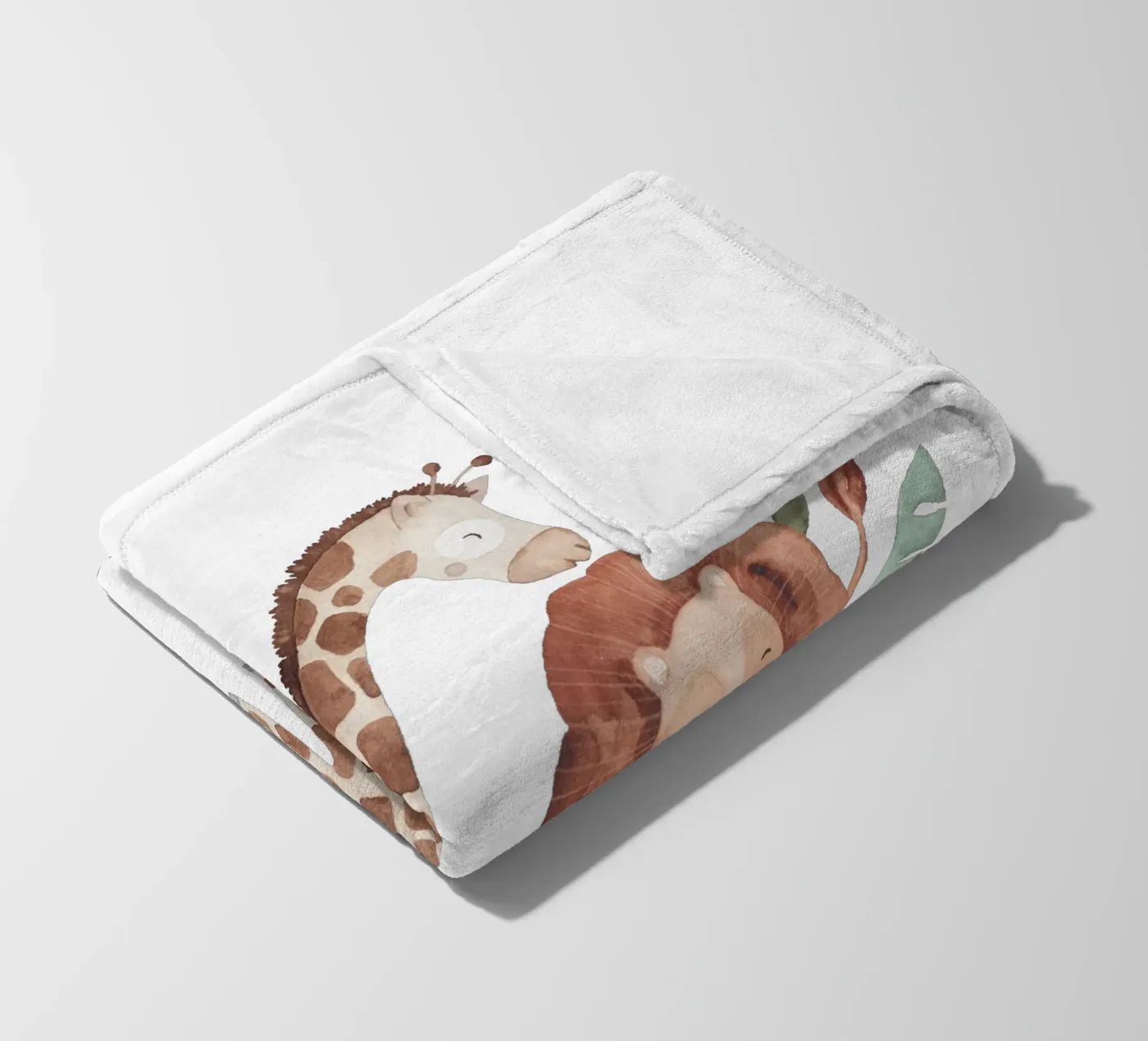 Leone e Giraffa coperta in pile da Sabrina Ziegenhorn