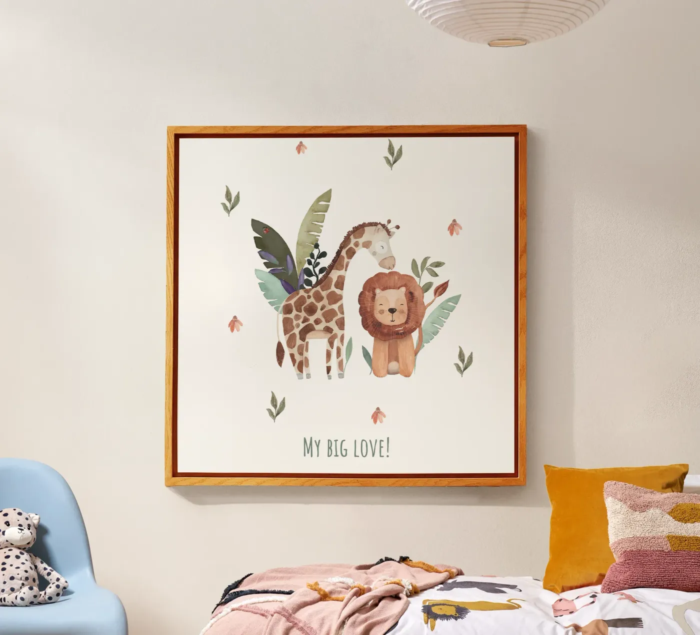 Leone e Giraffa plexiglass da Sabrina Ziegenhorn