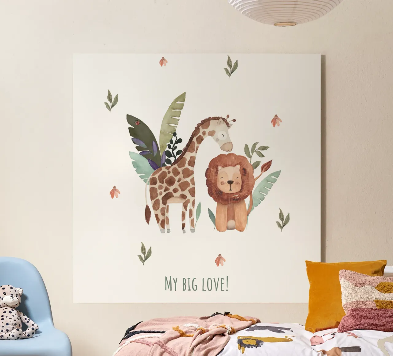 Leone e Giraffa plexiglass da Sabrina Ziegenhorn