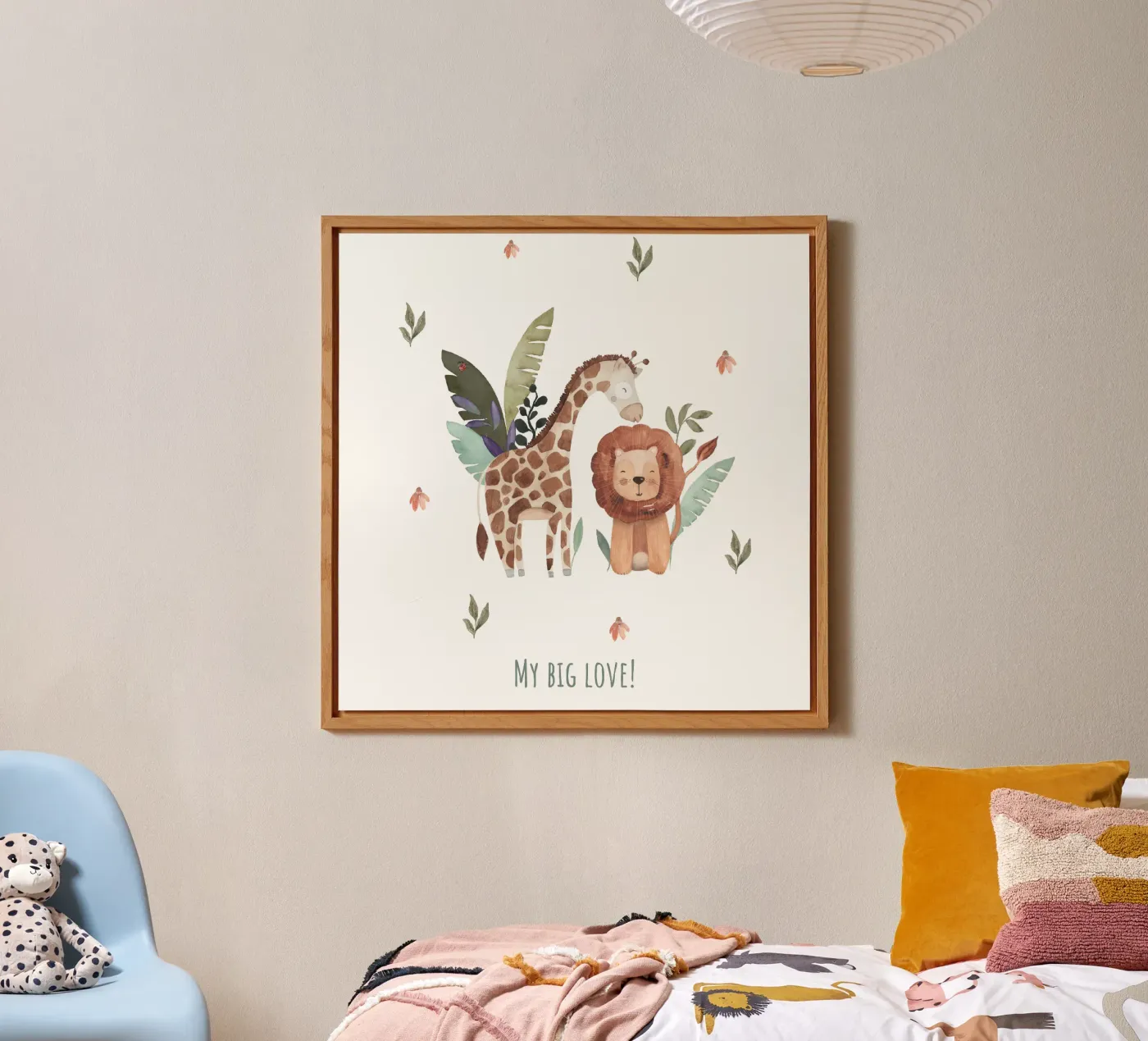 Leone e Giraffa pannello forex da Sabrina Ziegenhorn