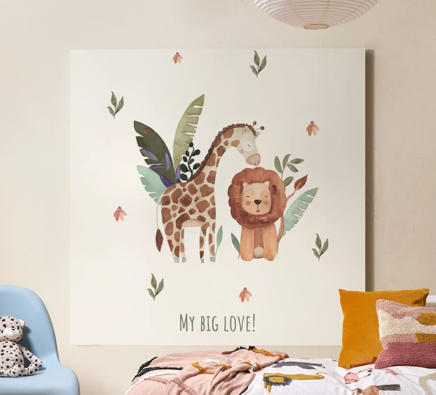 Leone e Giraffa tela da Sabrina Ziegenhorn