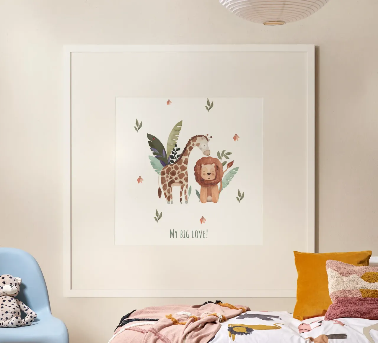 Leone e Giraffa poster da Sabrina Ziegenhorn