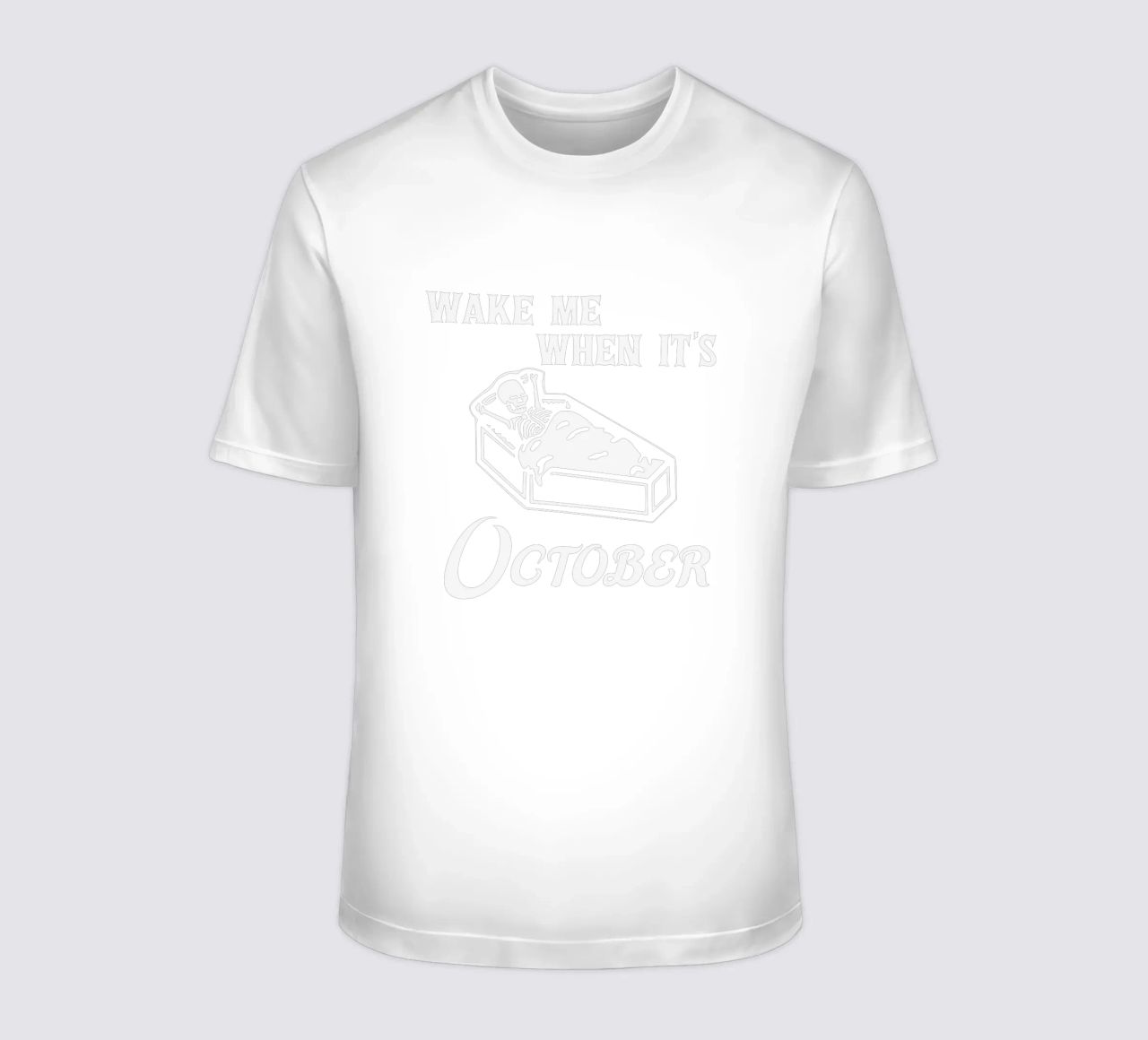 Wake Me When It's October t-shirt da edsonramosart