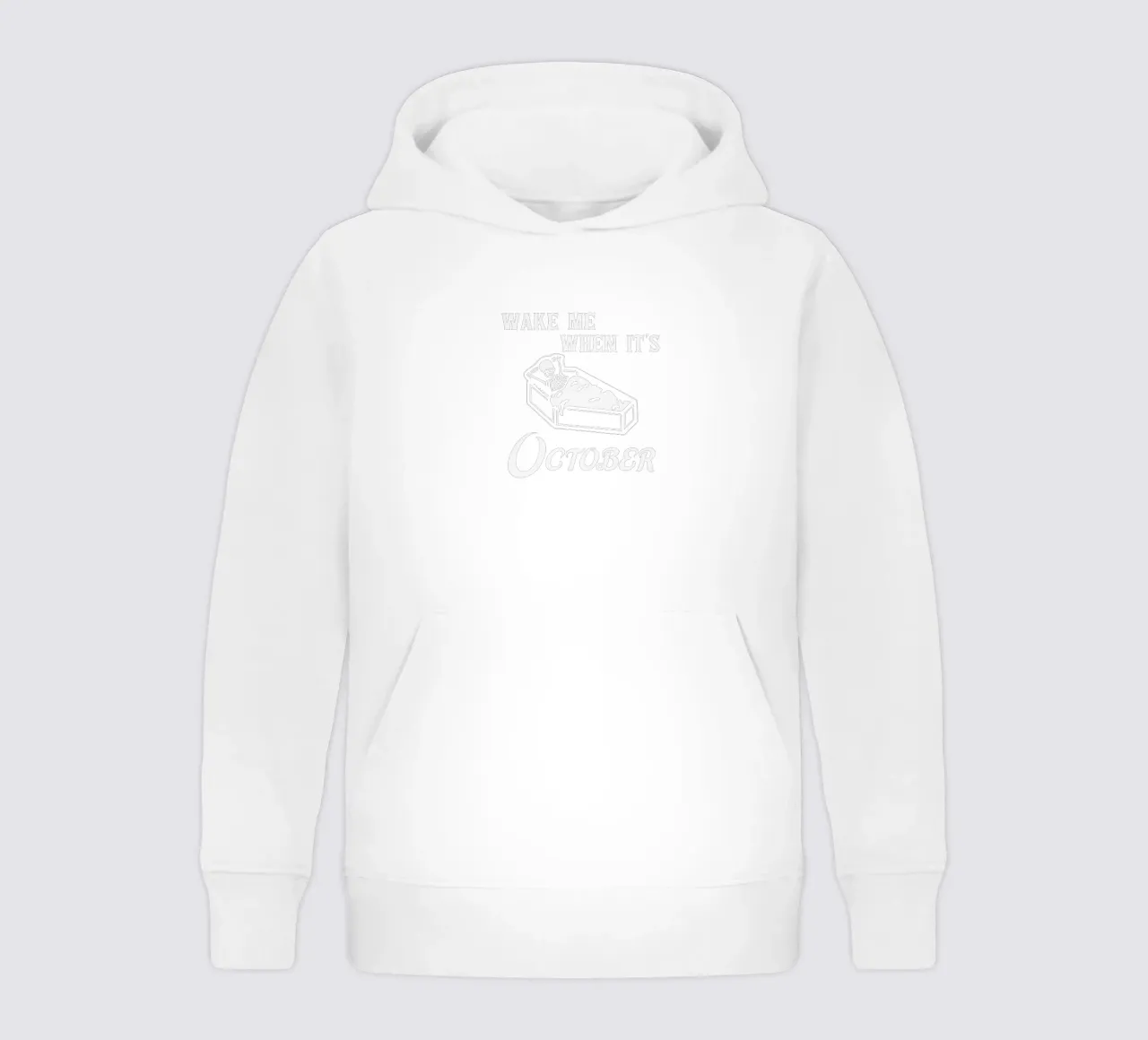 Wake Me When It's October felpa bambino con cappuccio da edsonramosart