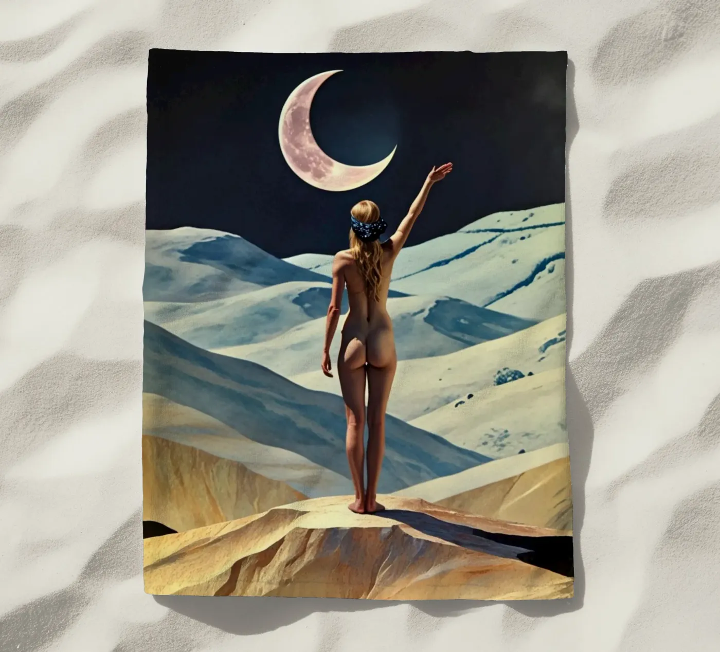 Reborn beach towel by Vale Studio