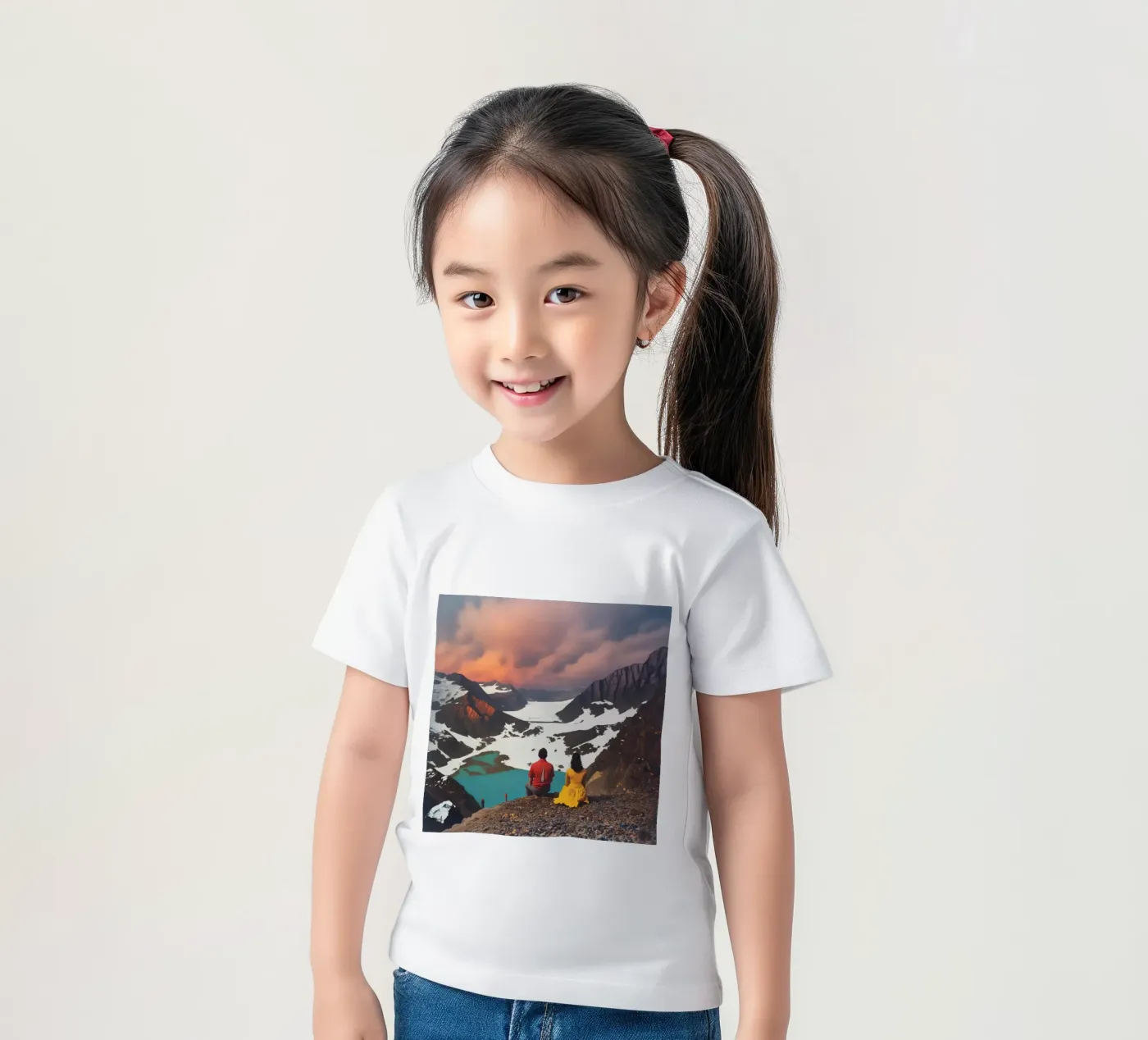 Bergdate kinder t-shirt van Vale Studio