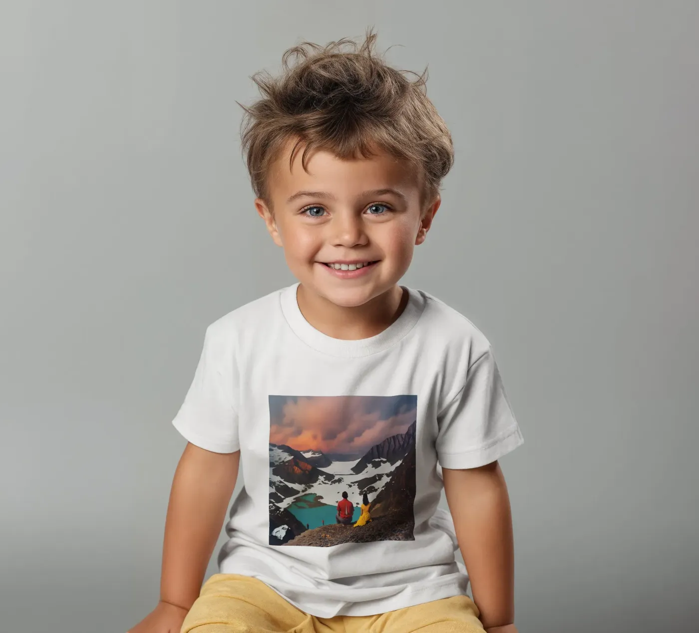 Bergdate kinder t-shirt van Vale Studio
