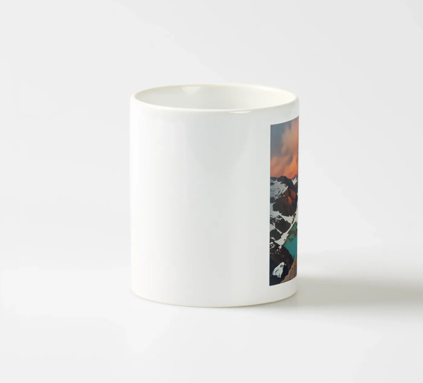 Mountain Date ceramic mug by Vale Studio