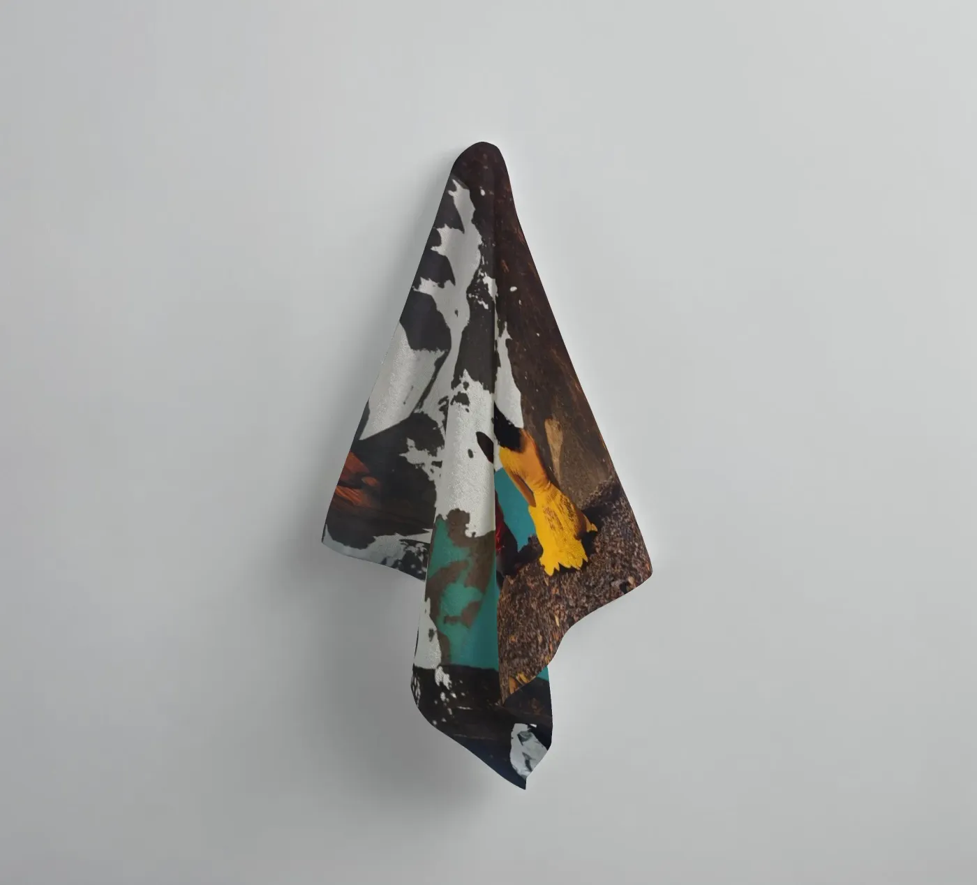 Bergdate badhanddoek van Vale Studio
