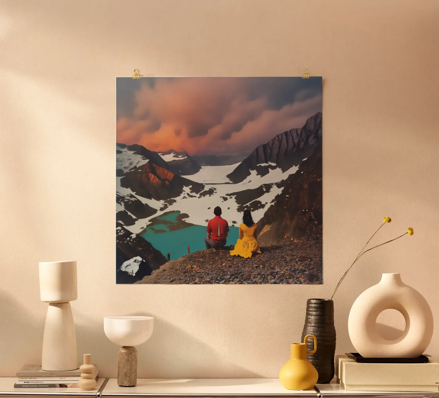 Bergdate poster van Vale Studio