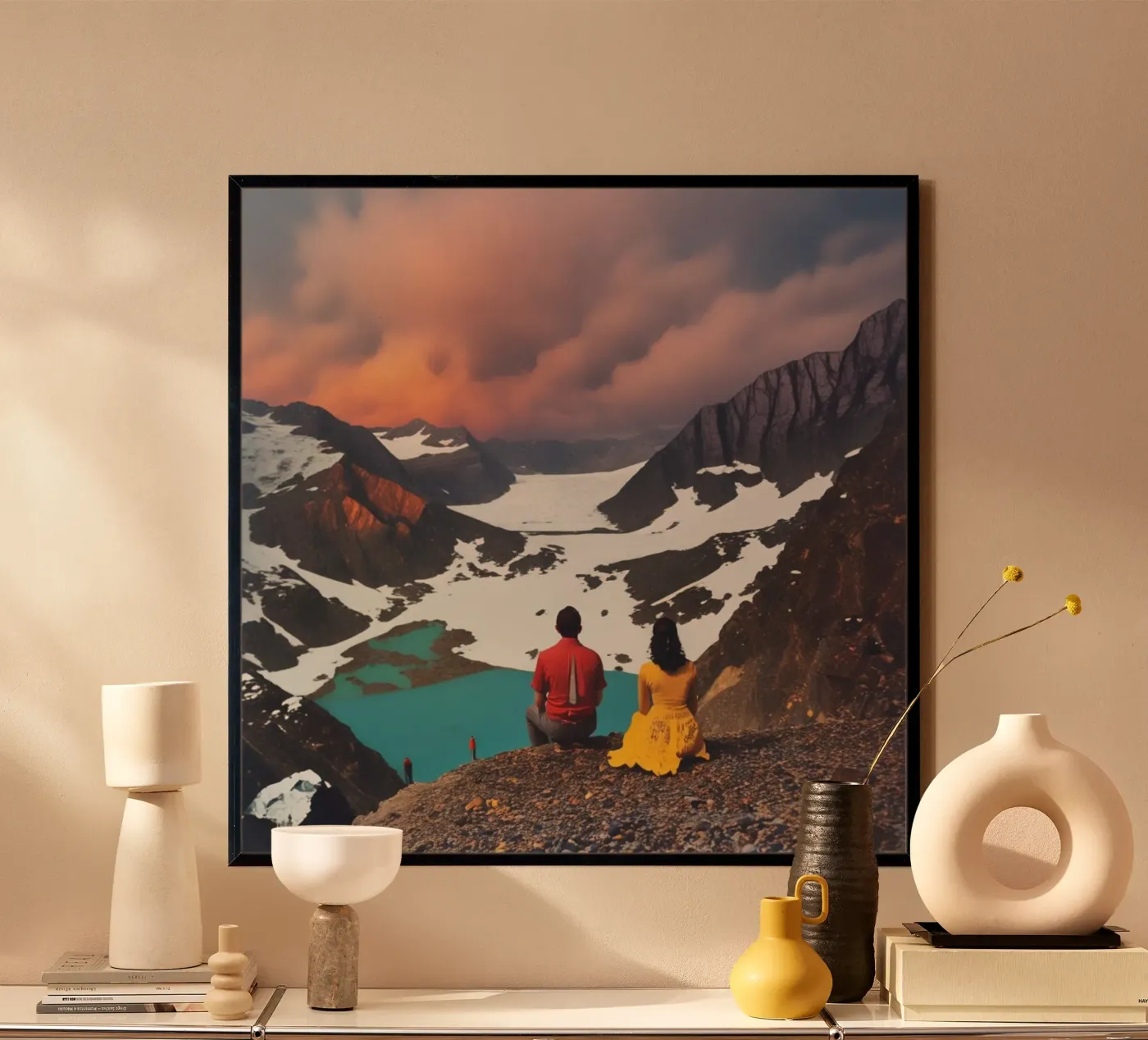 Bergdate poster van Vale Studio
