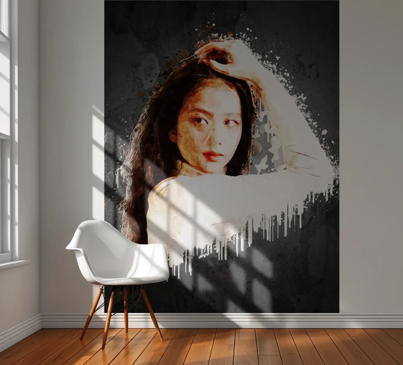 Jisoo fotobehang van Gunawan Rb