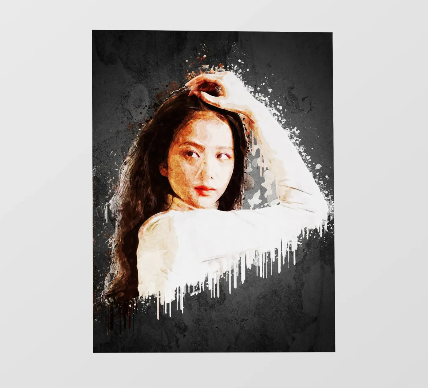 Jisoo fotobehang van Gunawan Rb