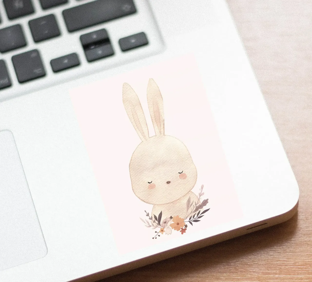 Lapin mignon - Design doux pour la chambre d'enfant autocollant de Whole©
