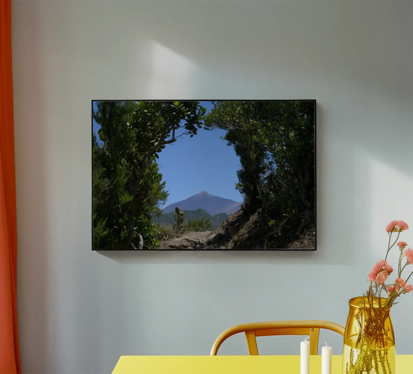 Erdpfad zum Teide – Stille im Kanarischen Wald Acryl-Glas von DR-Moments