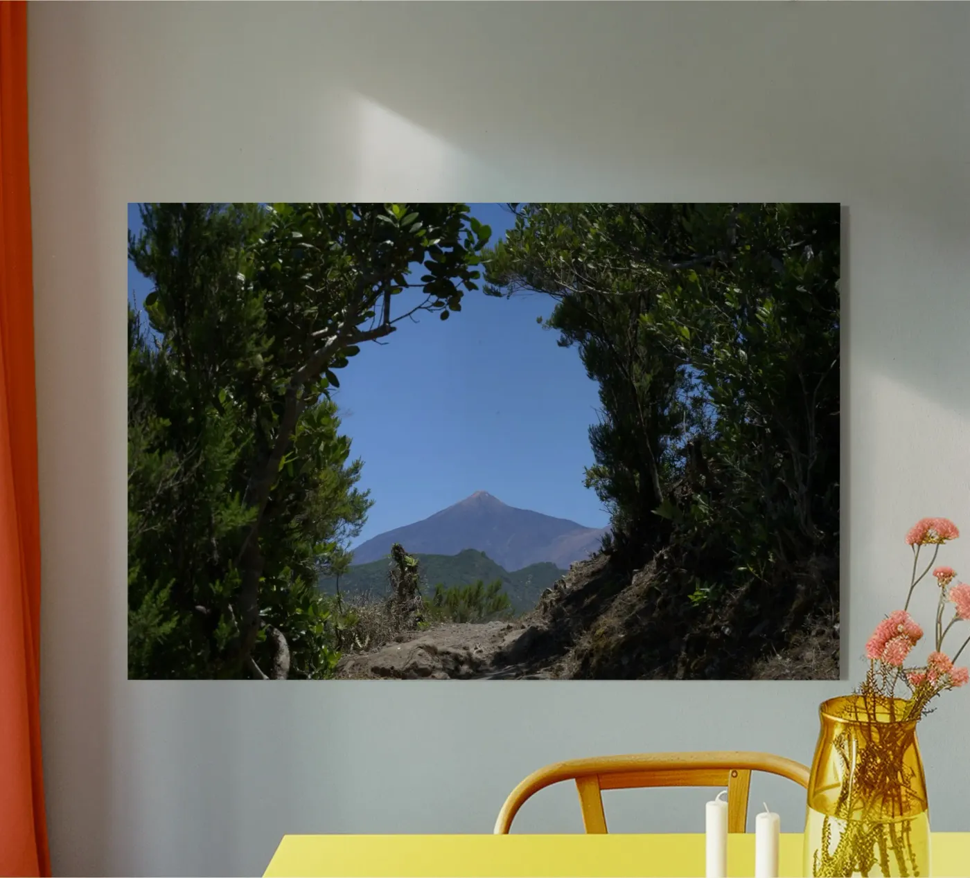 Erdpfad zum Teide – Stille im Kanarischen Wald Acryl-Glas von DR-Moments