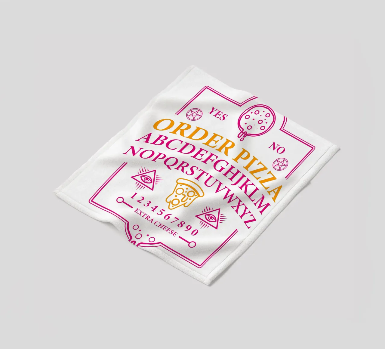 Order Pizza coperta in pile da edsonramosart