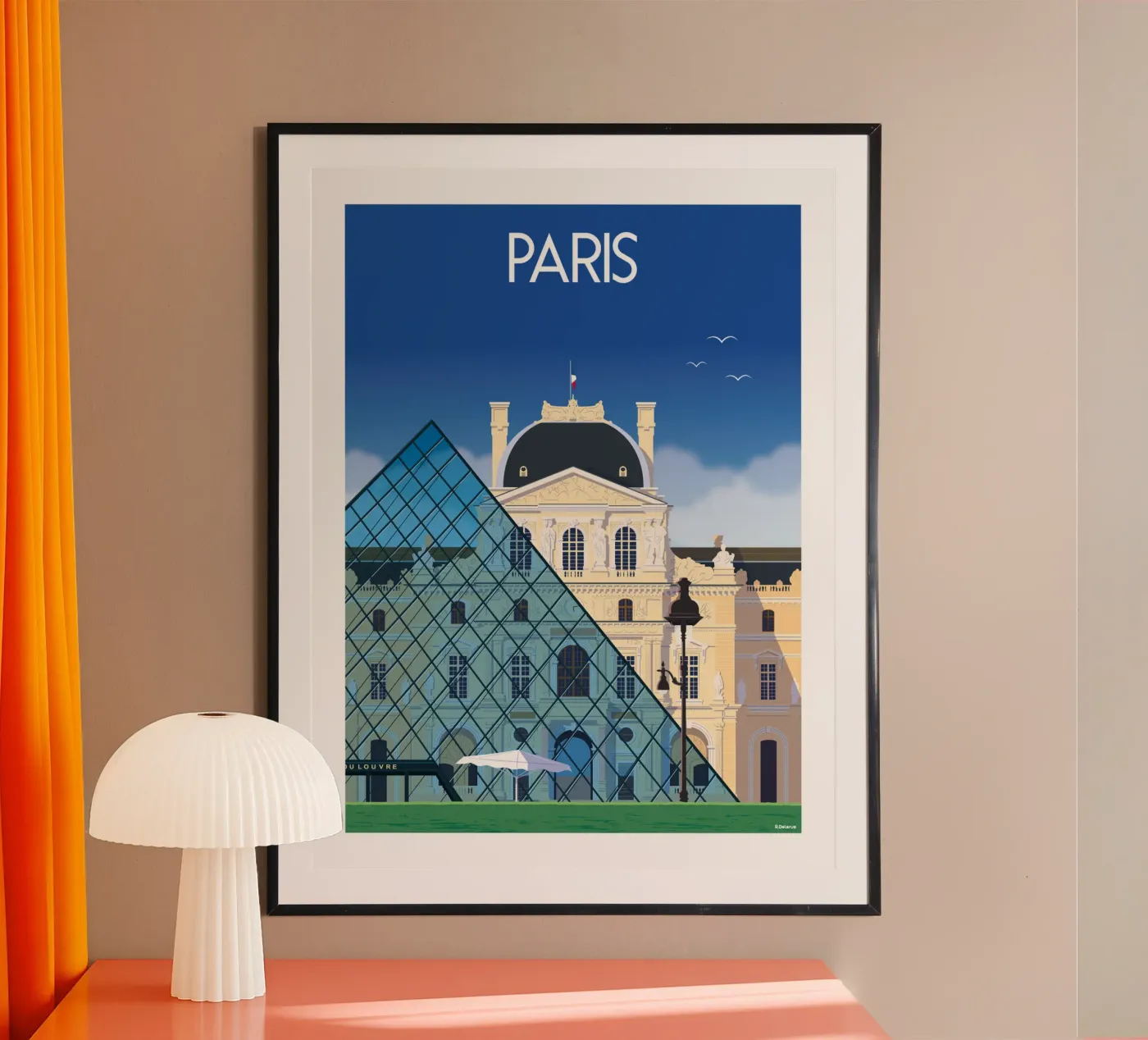 Paris Poster von Raphaël Delerue
