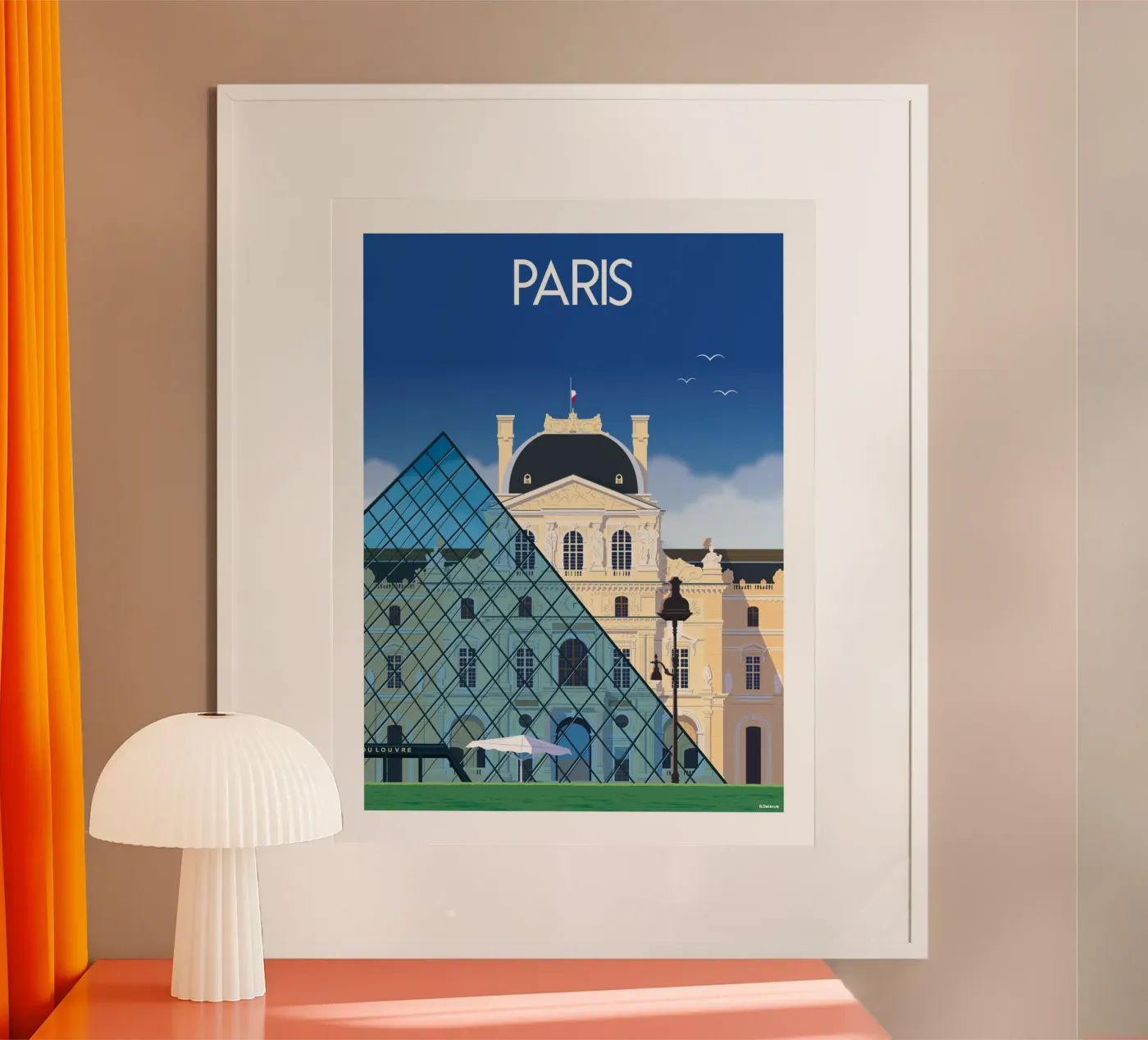 Paris Poster von Raphaël Delerue