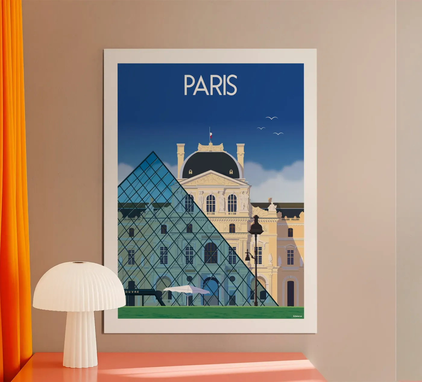 Paris Poster von Raphaël Delerue