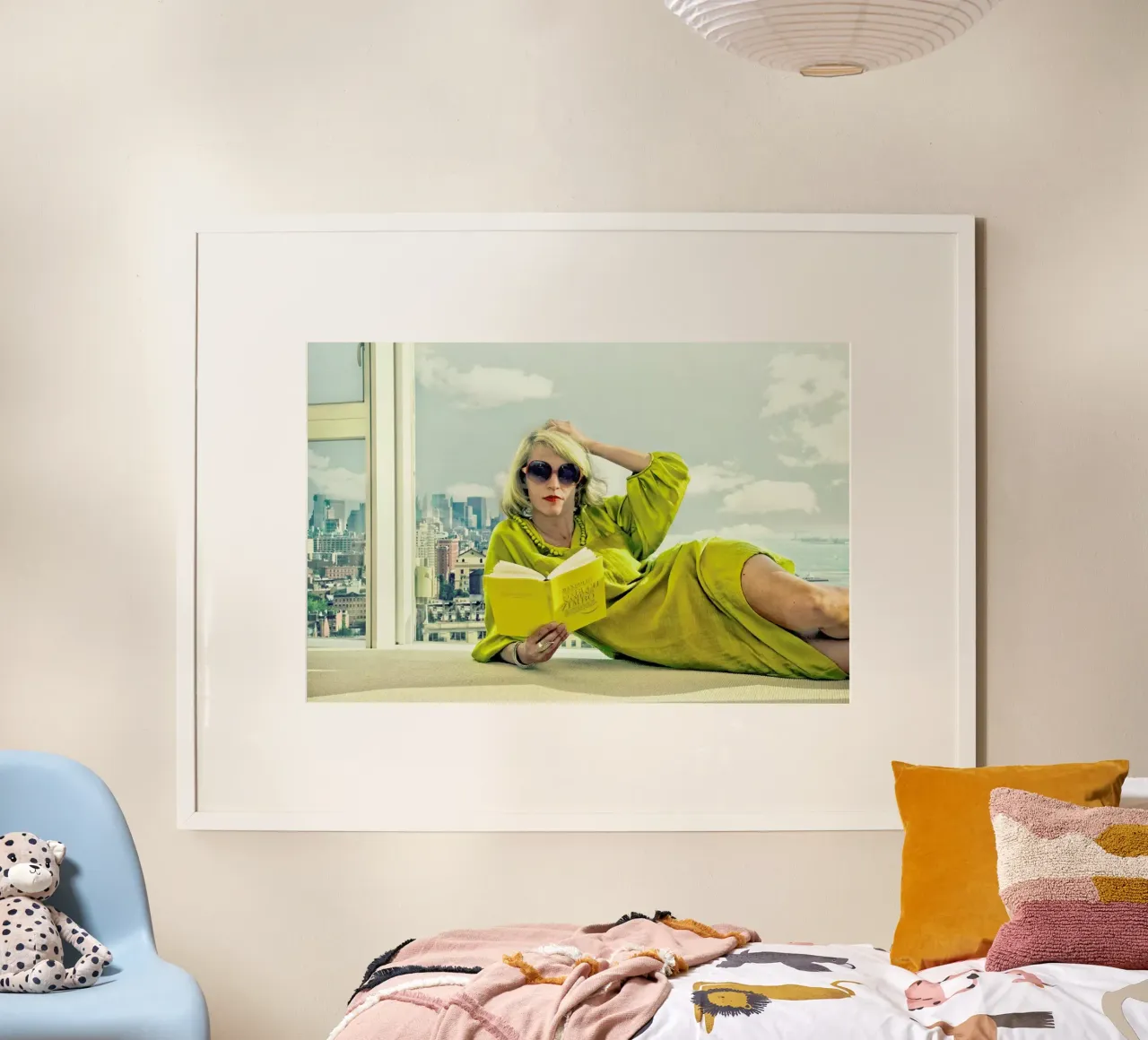 Oxygene poster con telaio in legno da Ambra