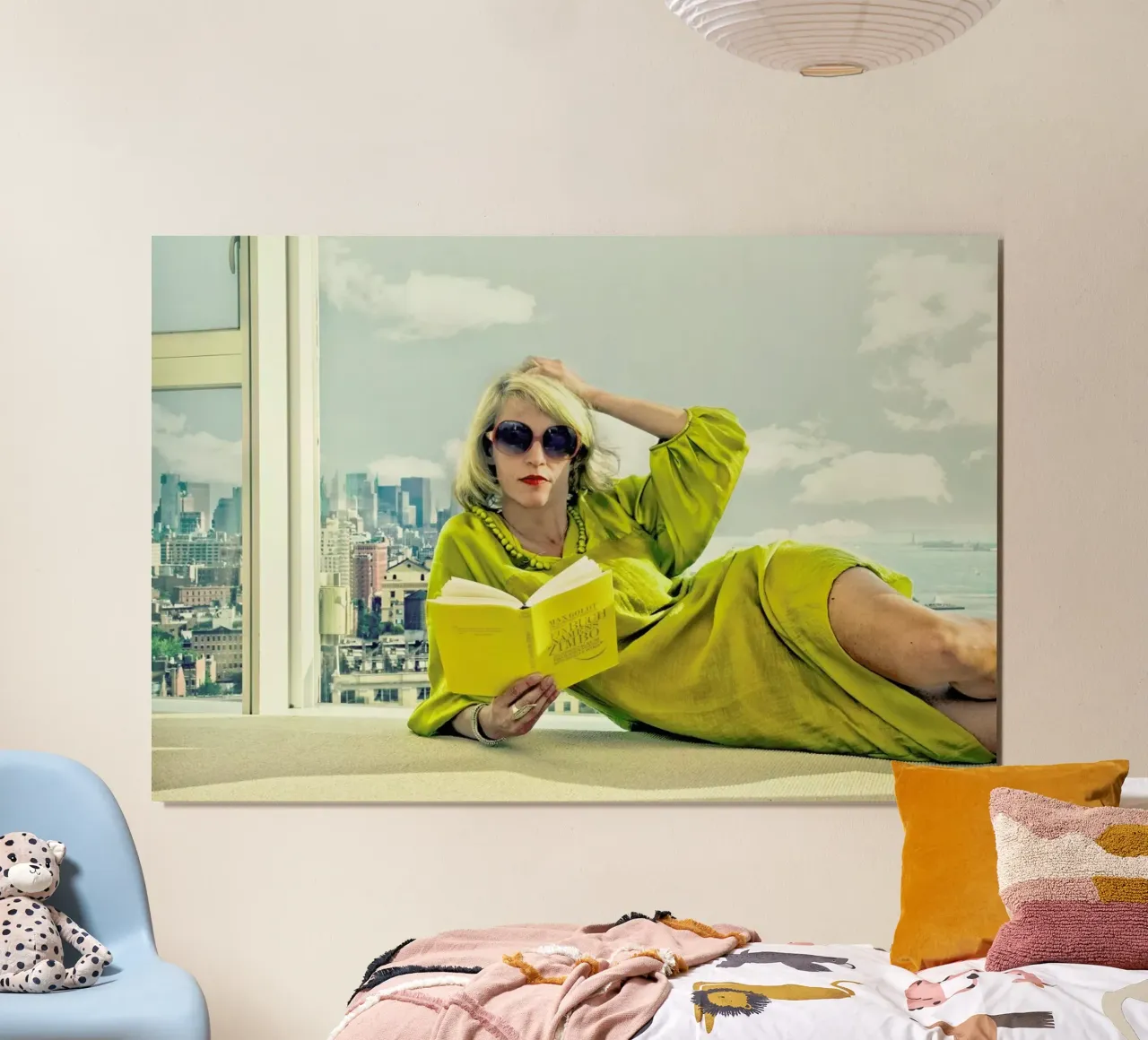 Oxygene poster con telaio in legno da Ambra