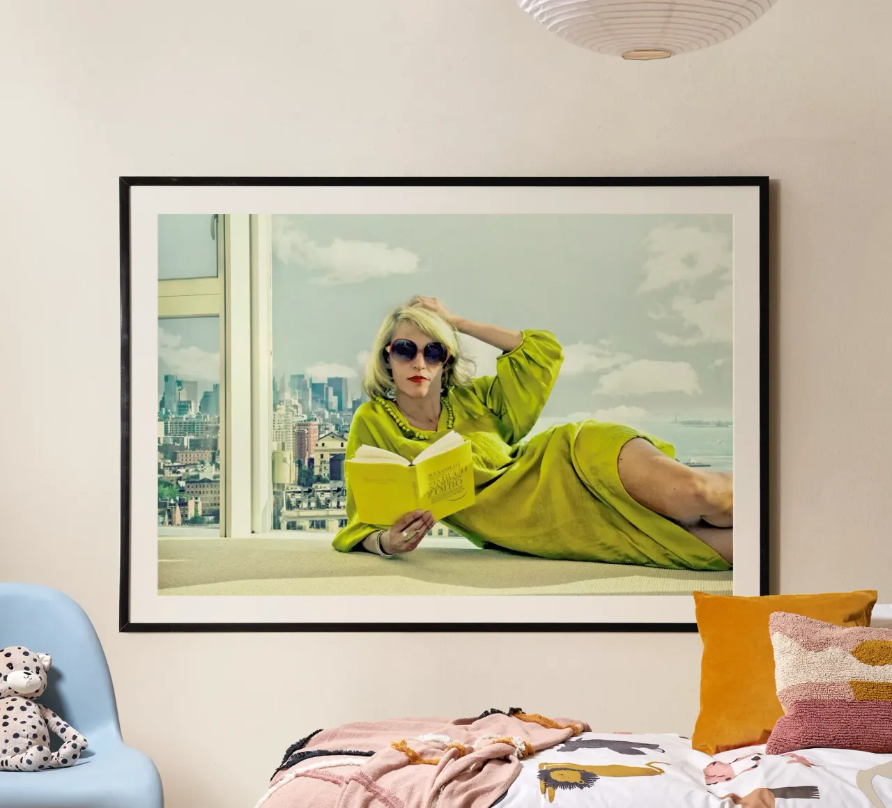 Oxygene poster con telaio in legno da Ambra