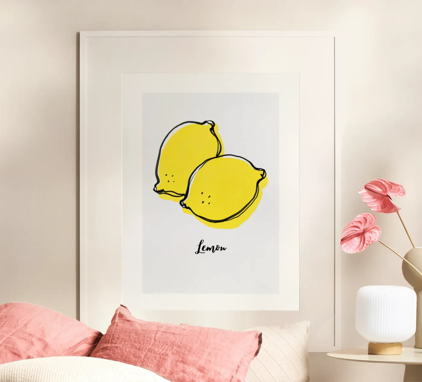 Lemon poster by Orane