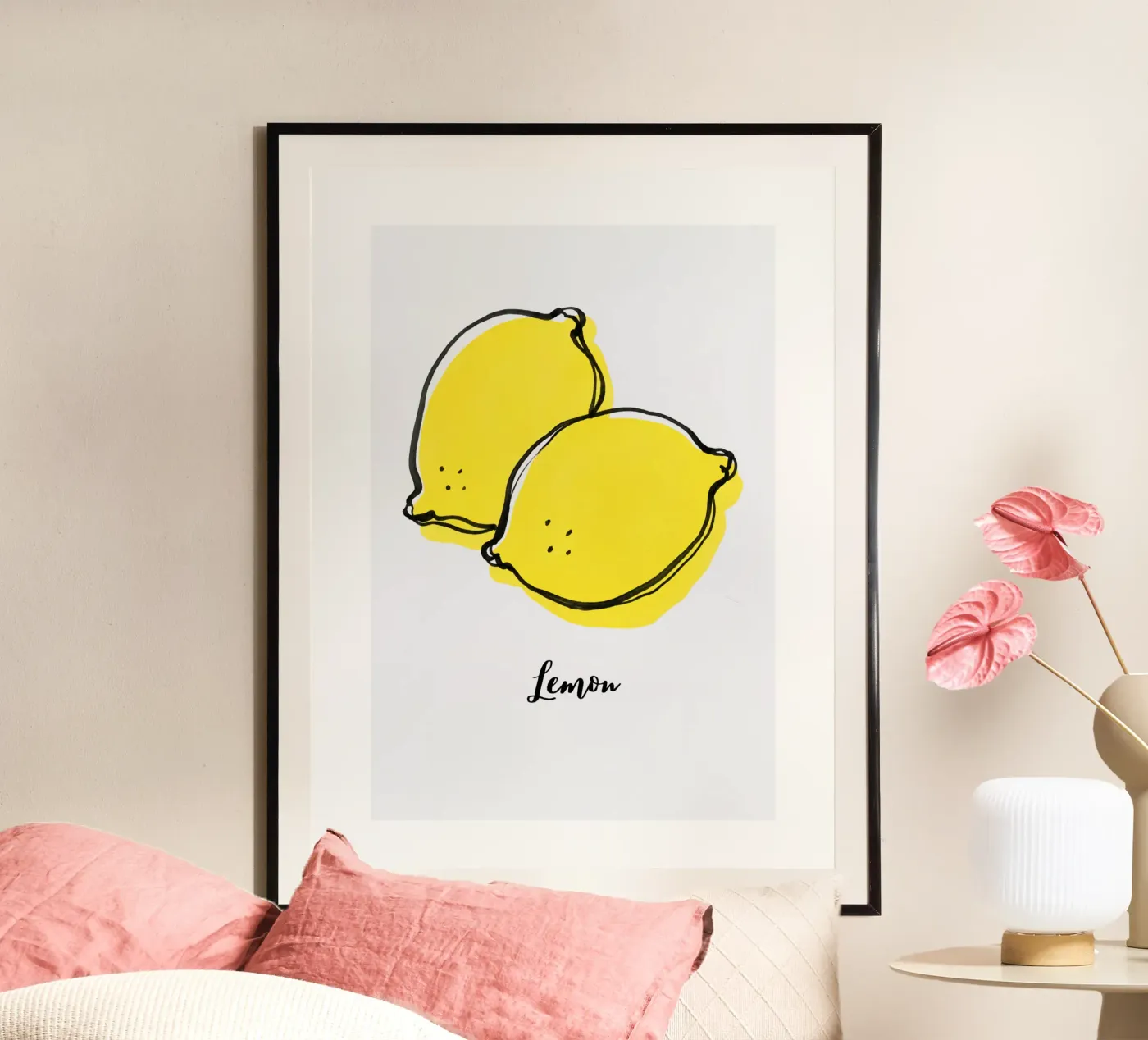 Lemon poster by Orane