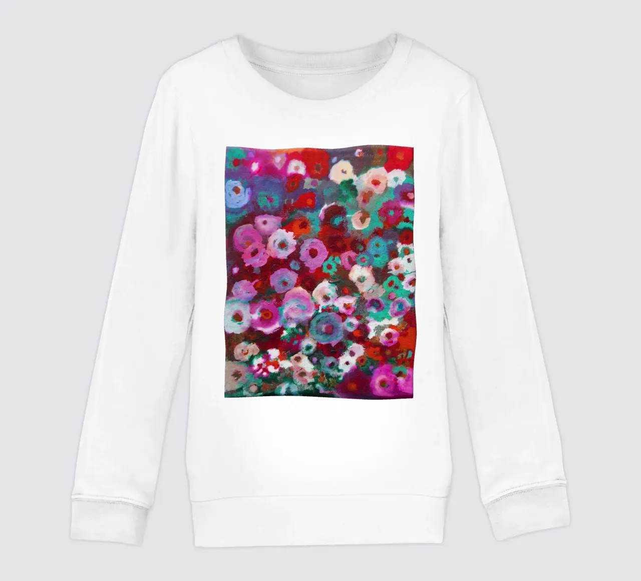 Fiori colorati astratti felpa bambino da Teresa André