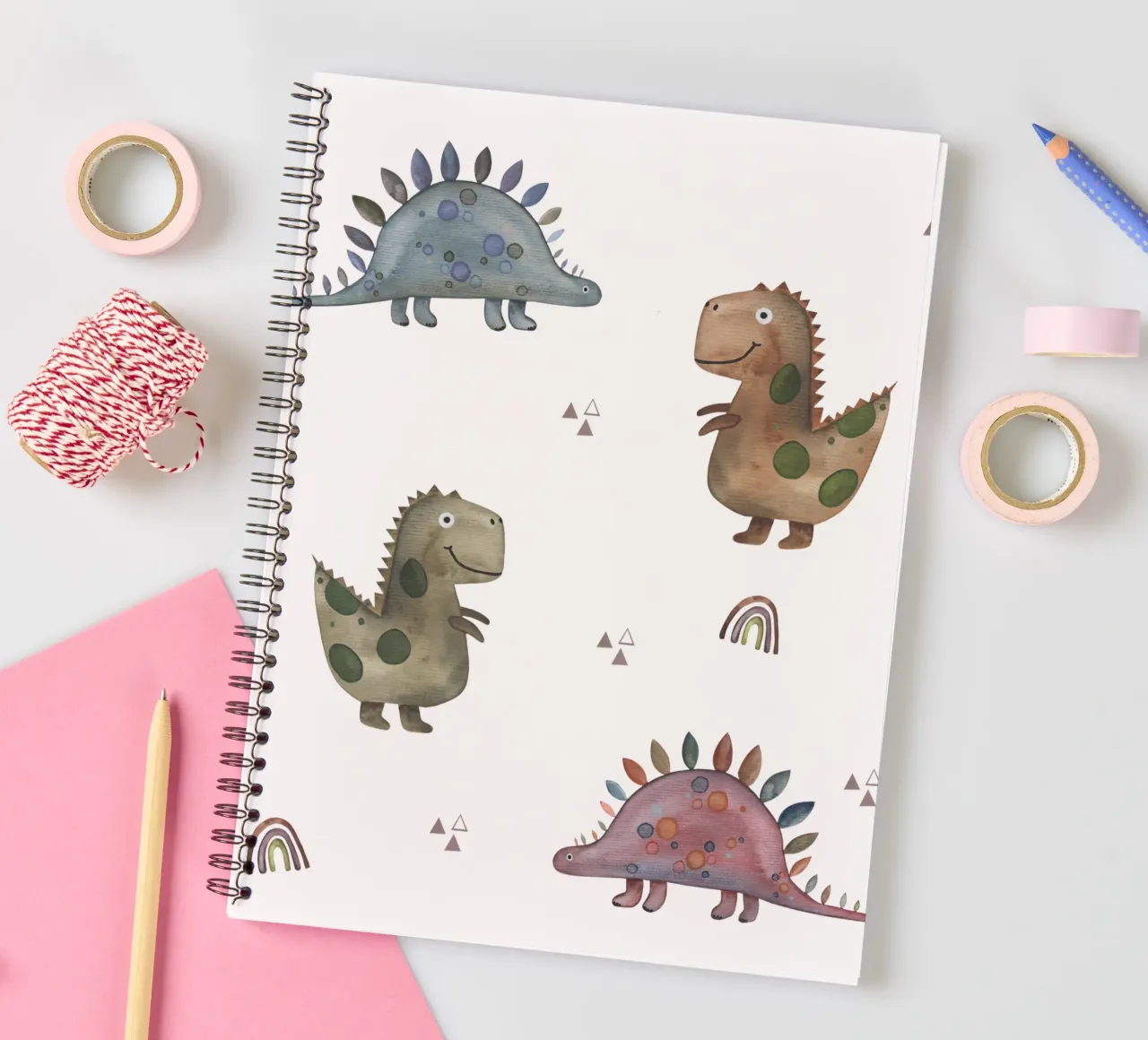 Dinos spiral notebook by Sabrina Ziegenhorn