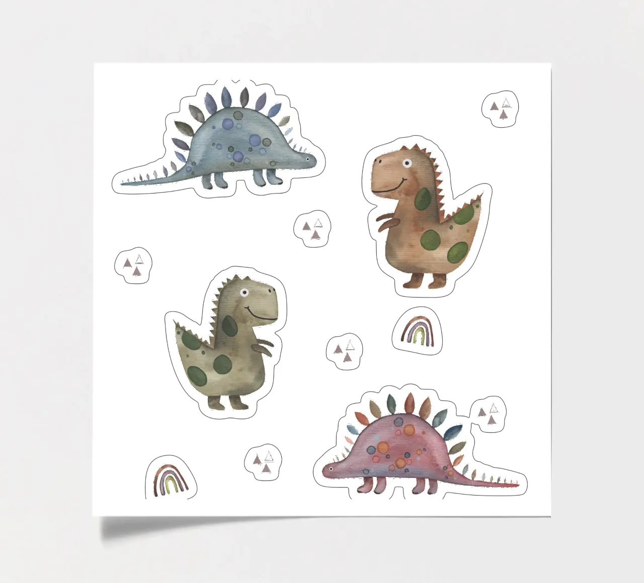 Dinos sticker sheet by Sabrina Ziegenhorn