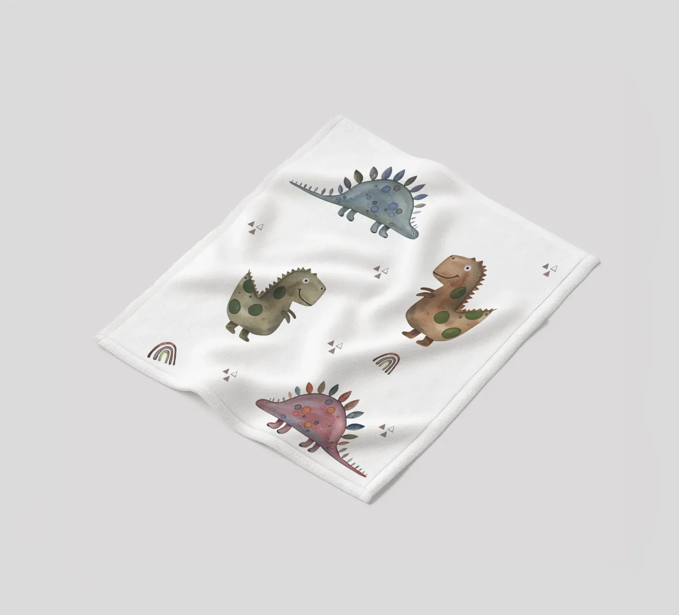 Dinos fleecedeken van Sabrina Ziegenhorn