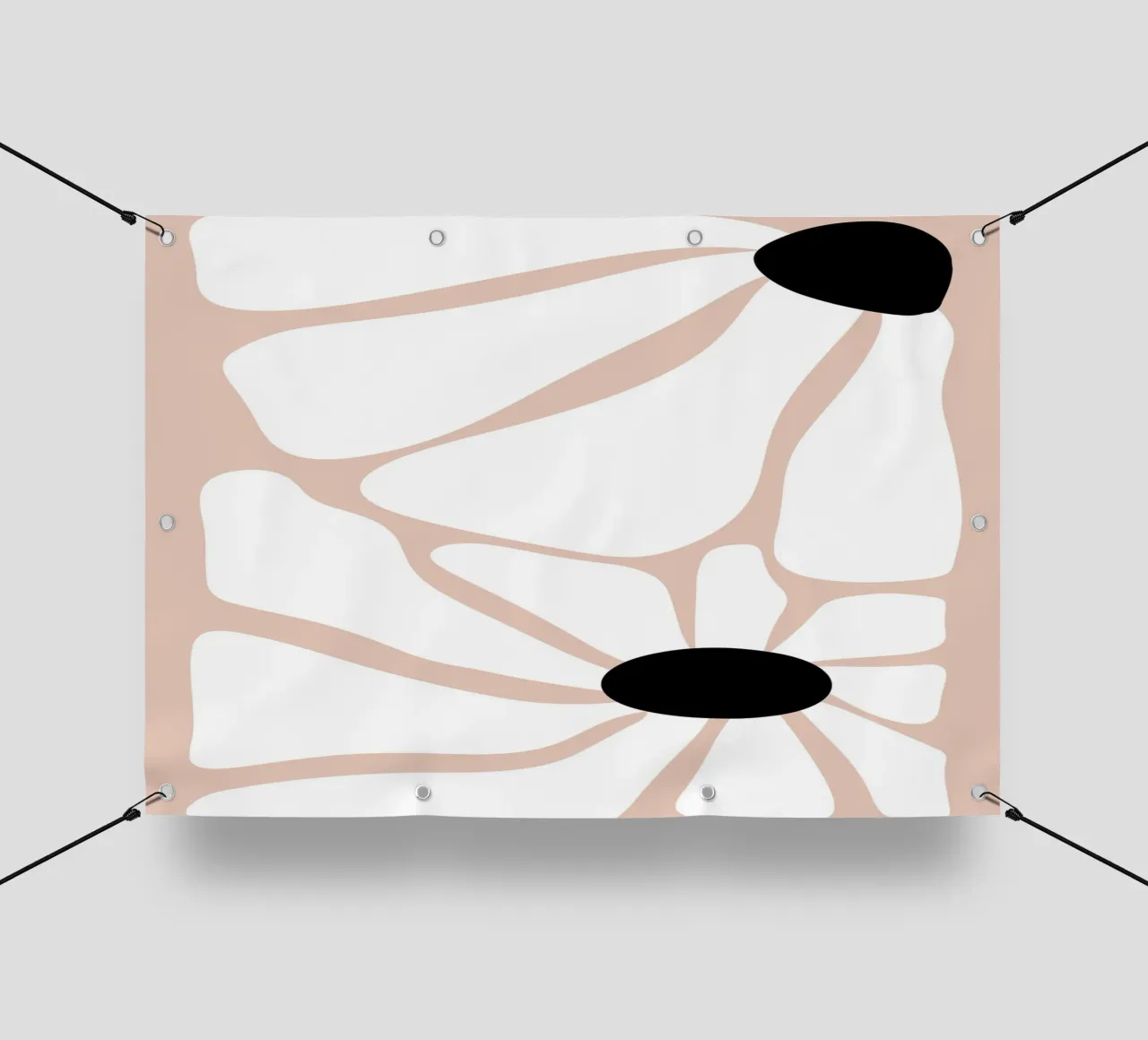 Abstract floral telo in pvc da LisaArtes