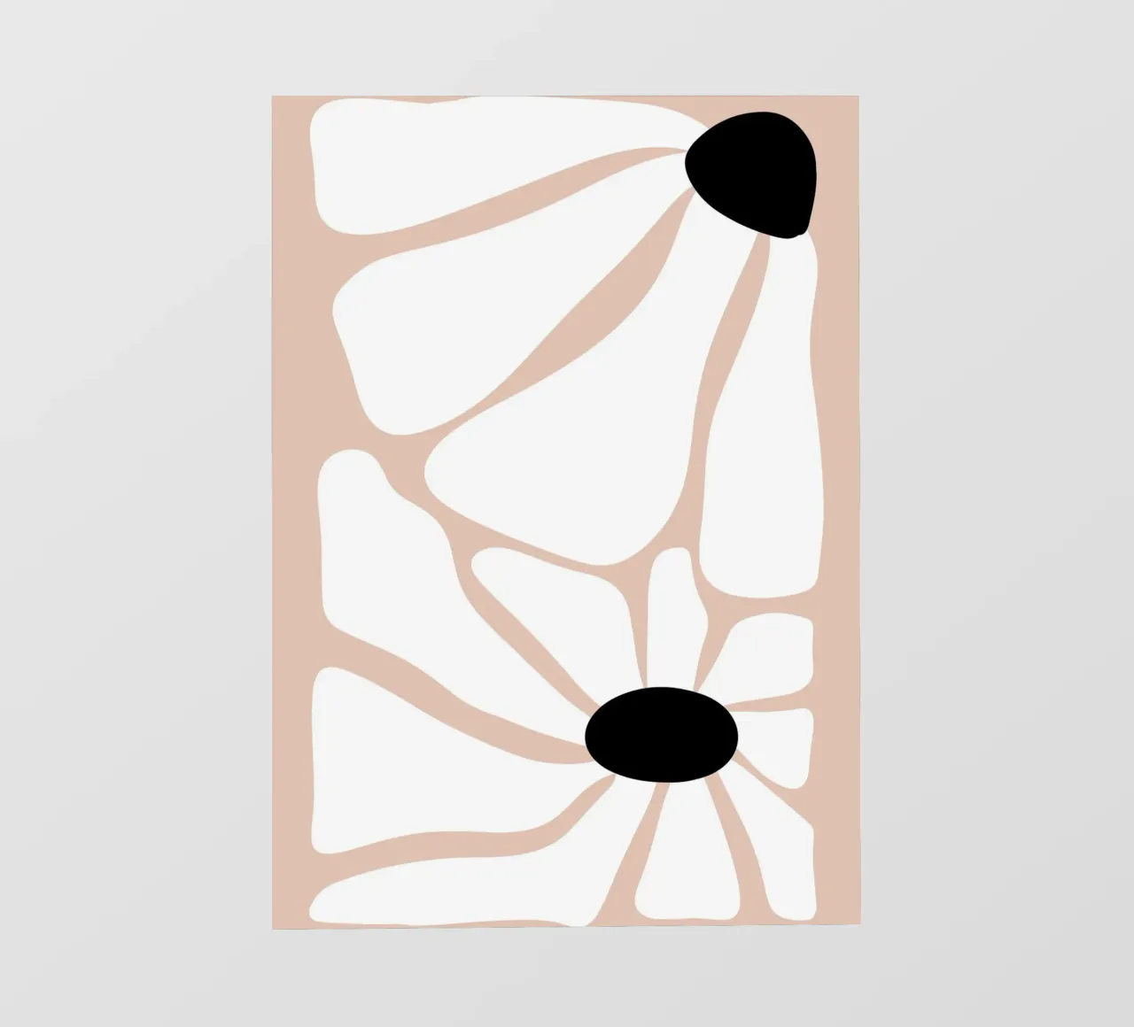 Abstract floral telo in pvc da LisaArtes