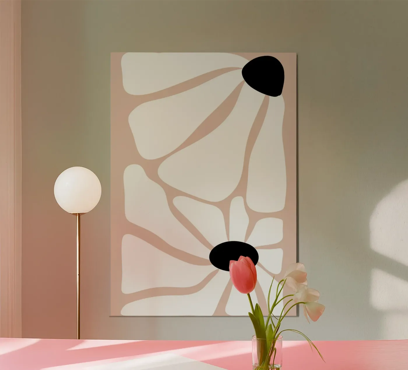 Abstract floral poster da LisaArtes