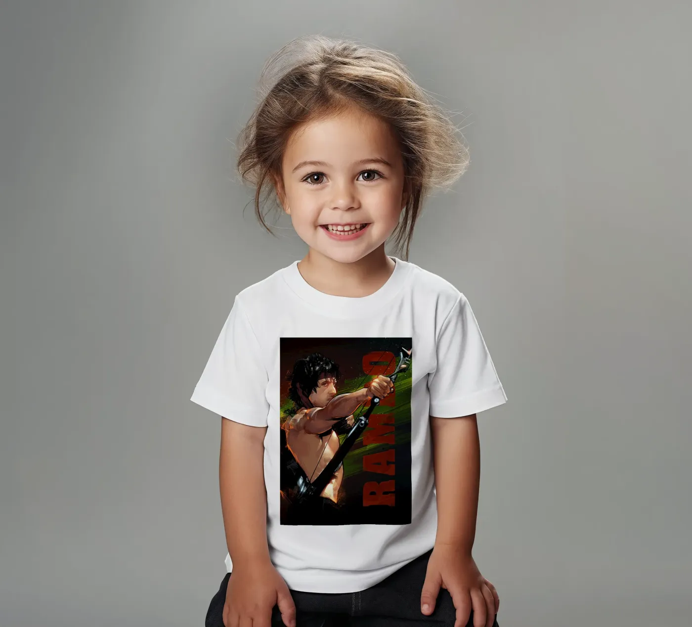 Rambo t-shirt bambini da nabakumov