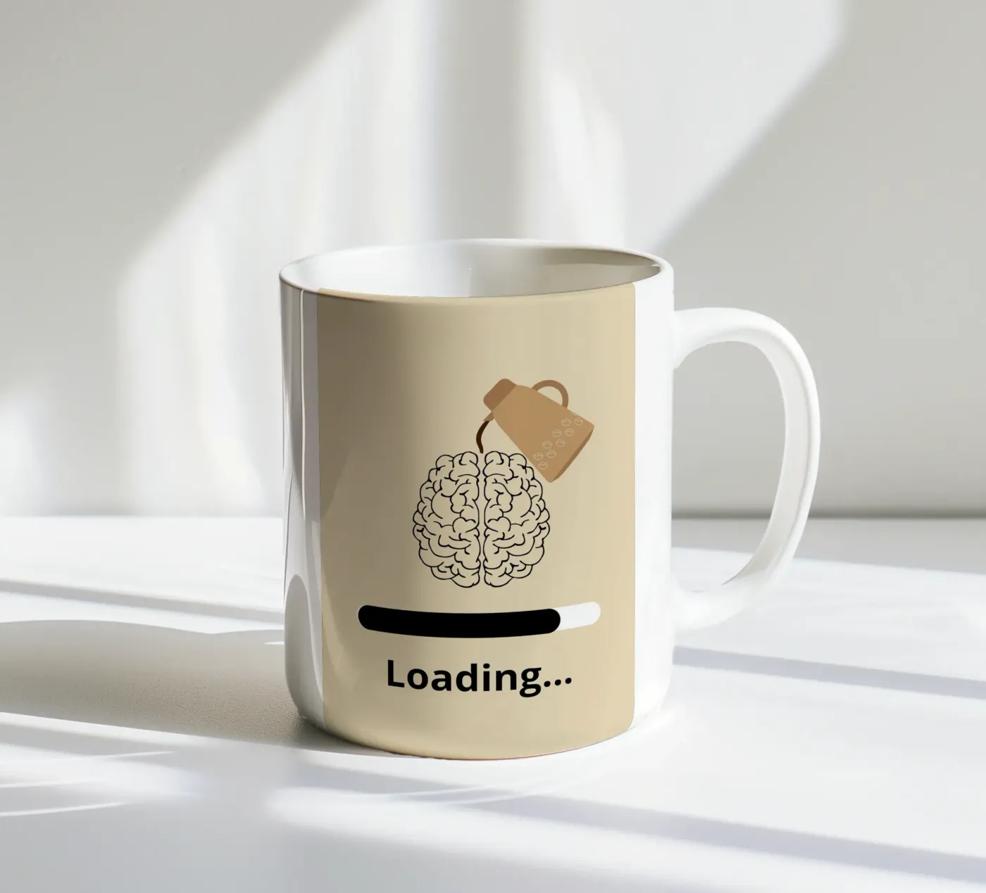 Loading ceramic mug by LisaArtes