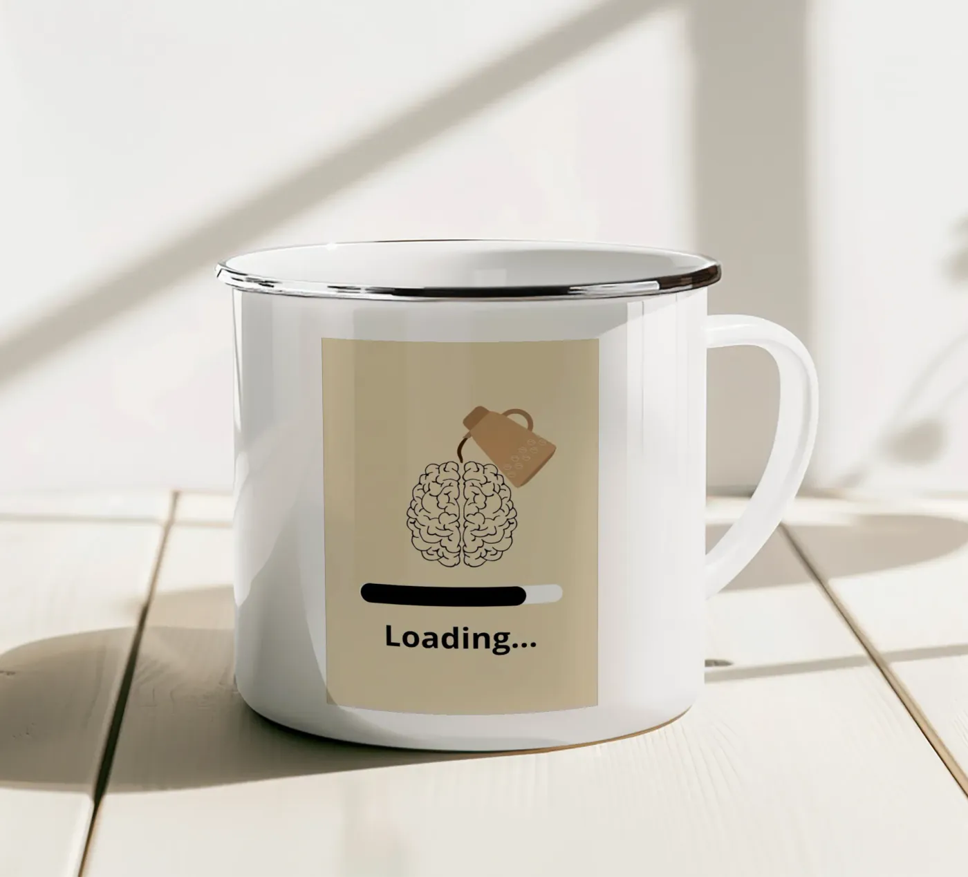 Loading mug en émail de LisaArtes