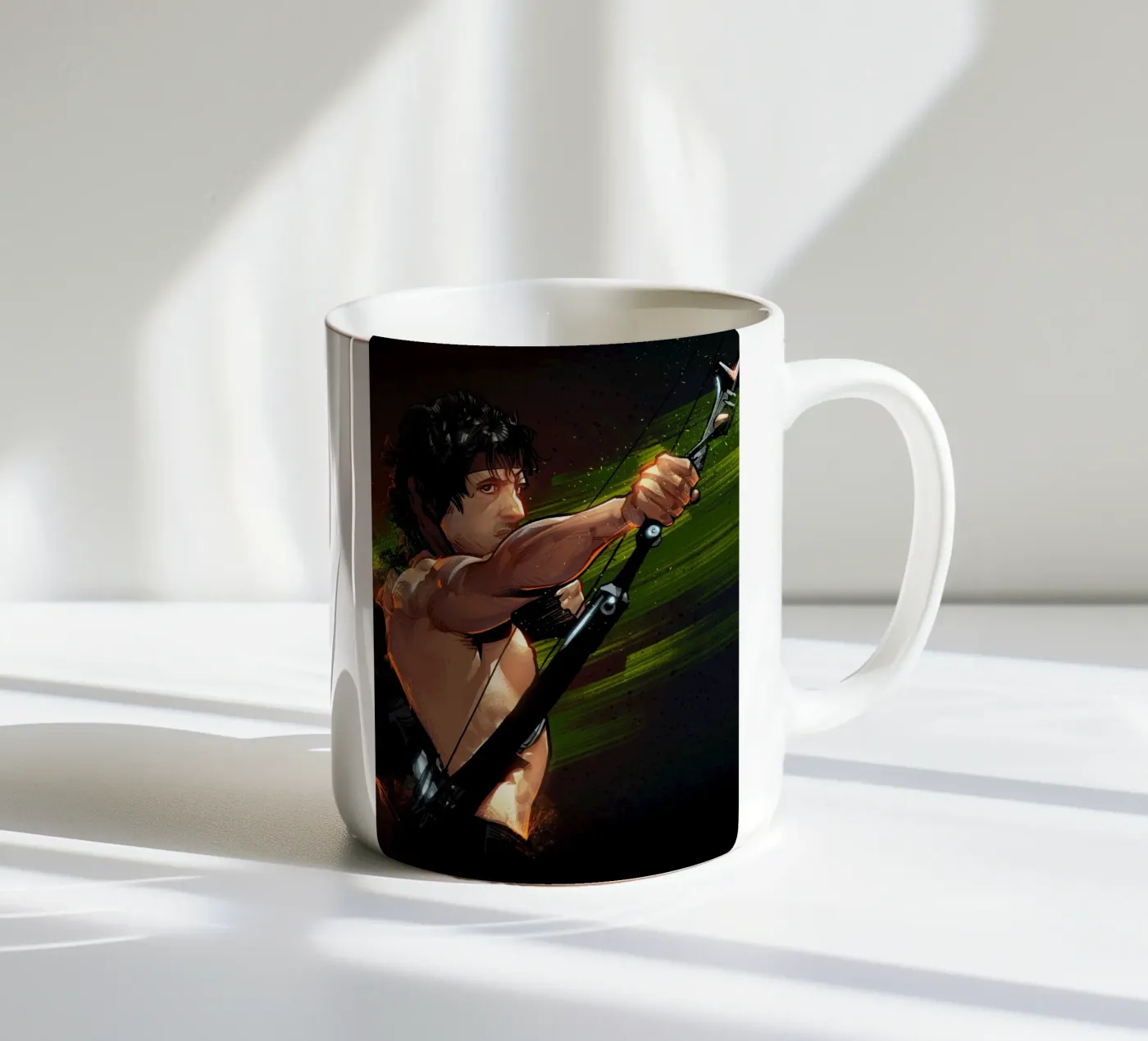 Rambo ceramic mug by nabakumov