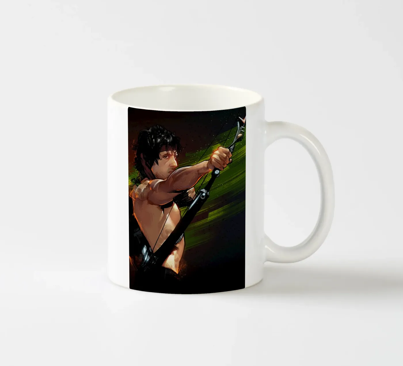 Rambo ceramic mug by nabakumov