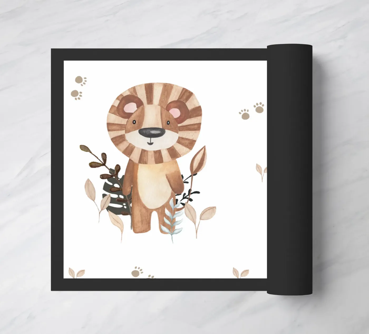 Tiger & Lion doormat by Sabrina Ziegenhorn