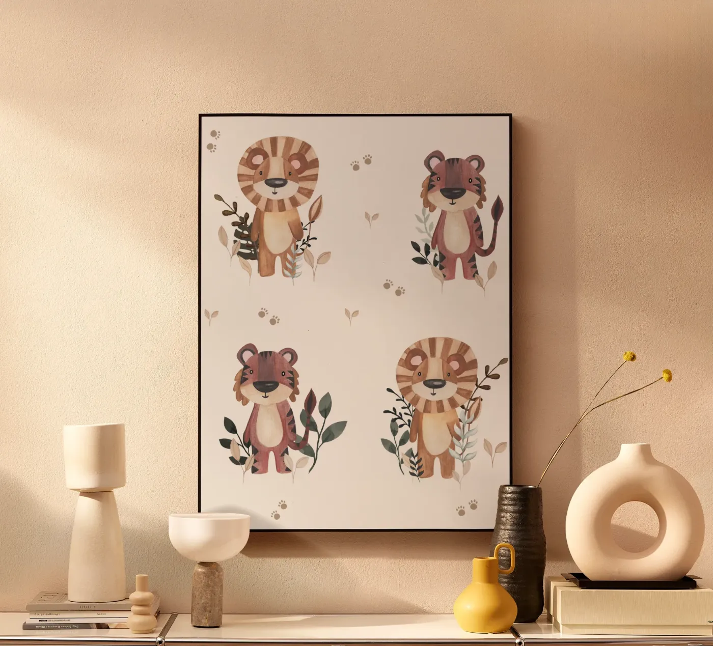 Tigre e Leone plexiglass da Sabrina Ziegenhorn
