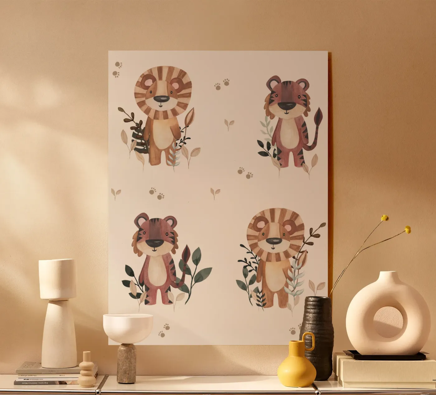 Tigre e Leone plexiglass da Sabrina Ziegenhorn