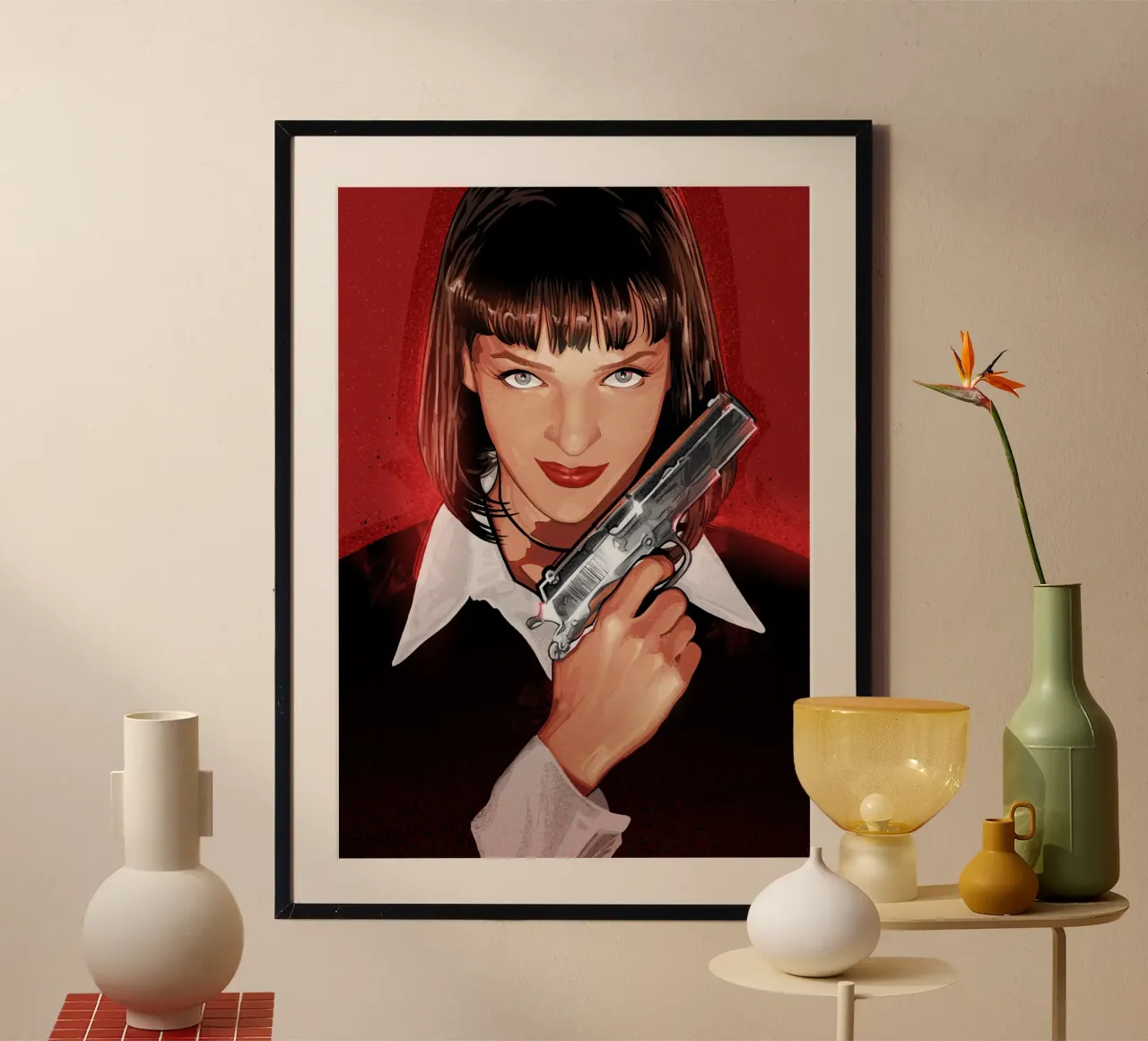 Mia with gun carta hahnemühle da nabakumov