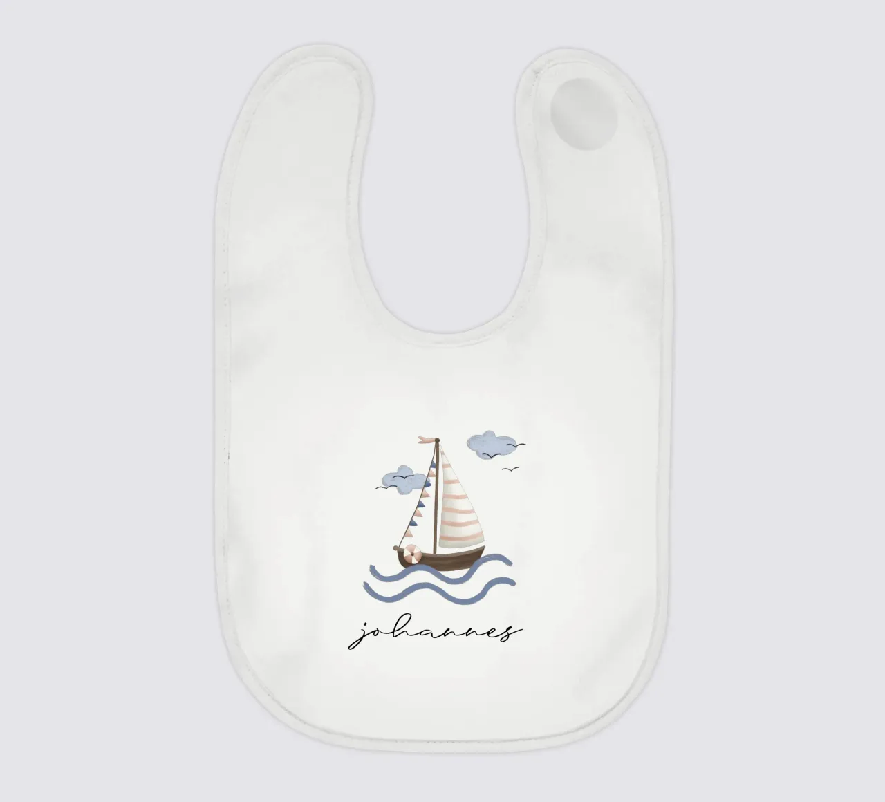 Segelboot Babylätzchen von we line studio - design